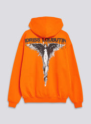 Idriss Loubutin Orange Tiger Oversized Hoodie